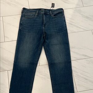 Express Dark Blue Straight Men's Jeans